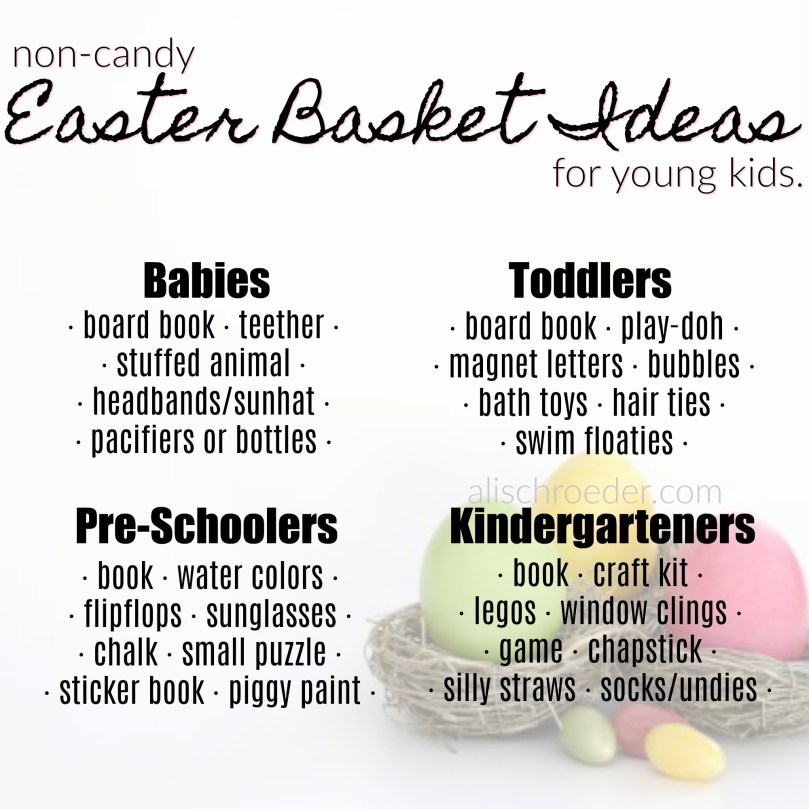 non candy easter basket